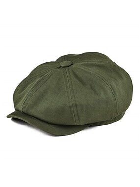 New Men's Newsboy Flat Cap 100% Cotton Gatsby Ivy Golf Cabbie Hat